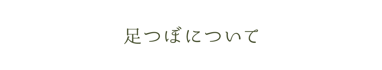 足つぼについて